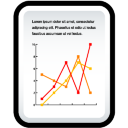 Document Line Chart Icon 128x128 png